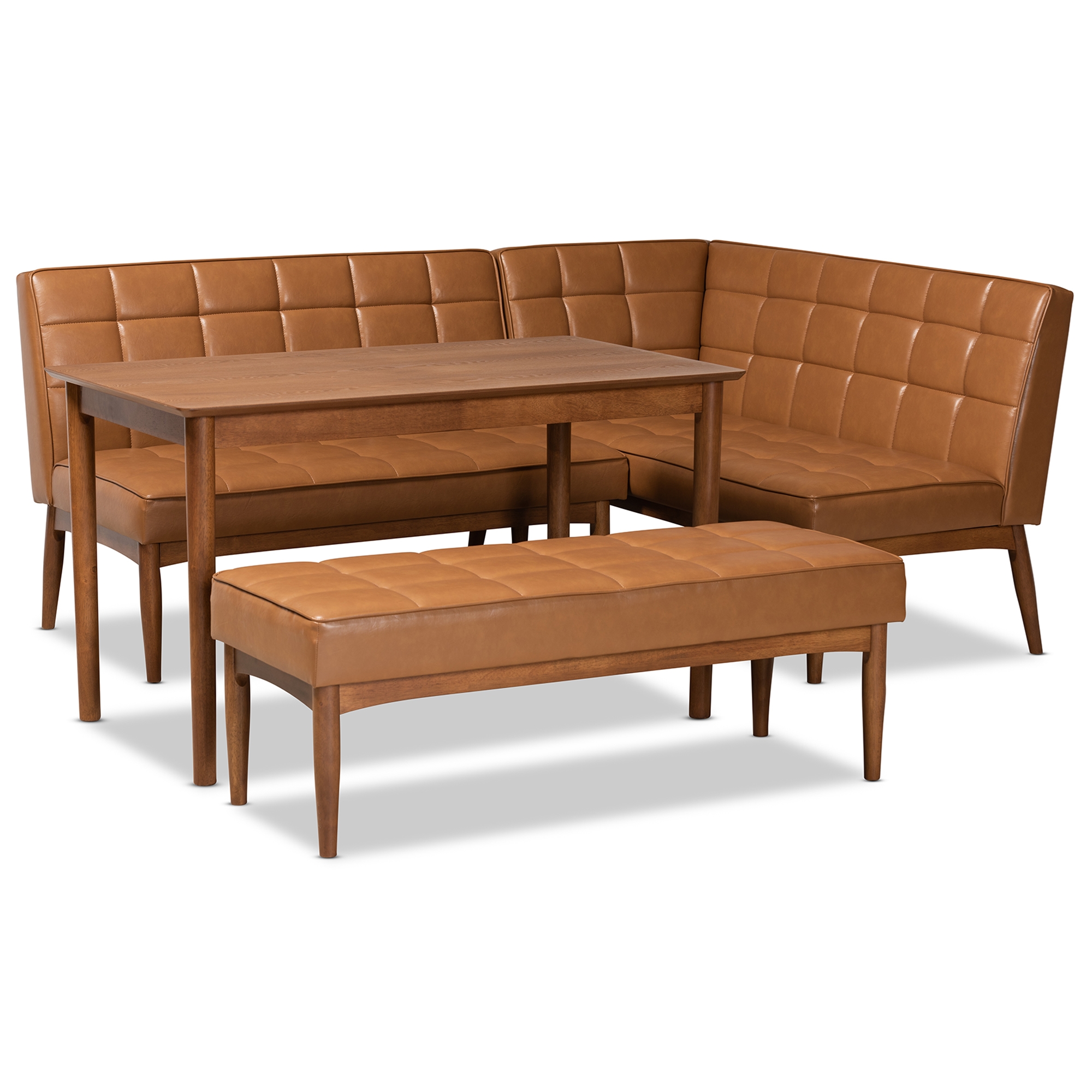 Leather corner dining set new arrivals